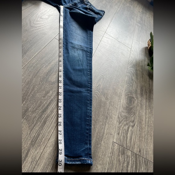 American eagle otfitters super stretch medium wash whiskered skinny jeans 4 Long - Picture 11 of 11